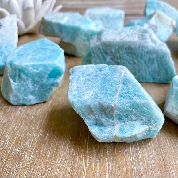 NEW Amazonite Natural Healing Stone Perfume Libation Potion Bottle Necklaces - Picture 5 of 5